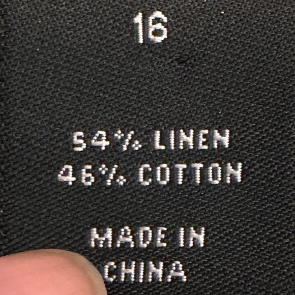 Lane Bryant size 16 linen and gold metallic jacket - Picture 5 of 8